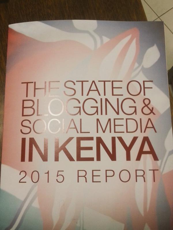 The cover of The State of Blogging and Social Media in Kenya 2015 Report.