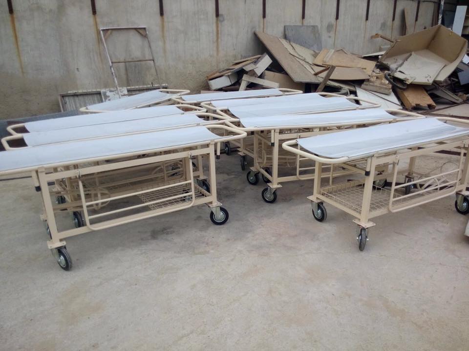 "Stretchers were in short supply. Got these through a silent donor with efforts of our champion volunteer Fahad Asadullah"