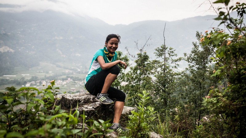 Nepálská běžkyně Mira Rai. Zdroj fotografie: uživatel Flickru rpb1001. (CC BY-NC-ND 2.0)
