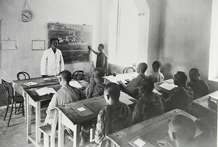 School examination in Phnom Penh