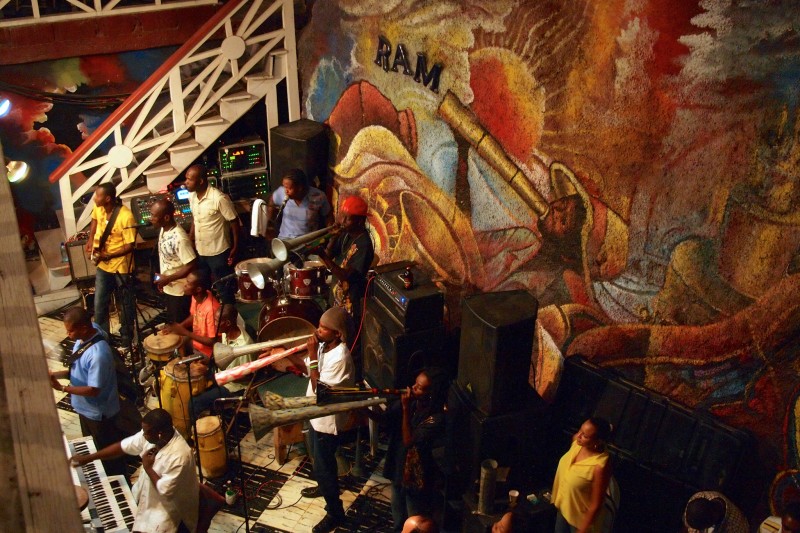 RAM Party Inside Haiti's Historic Hotel Oloffson; photo by Steve Bennett, used under a CC BY-NC 2.0 license.