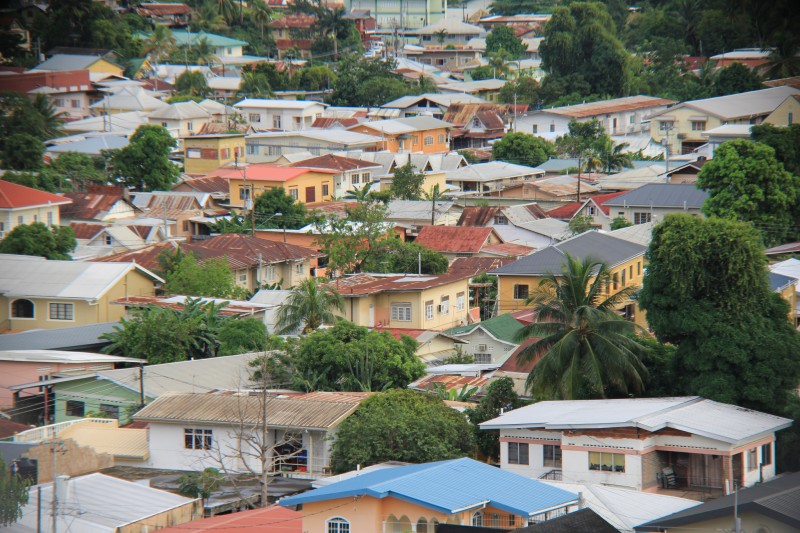 "Belmont rooftops"; image by (ha)SanMan_ish, used under a CC BY-NC 2.0 license. Belmont is the Port of Spain suburb to which one of the escaped prisoners was reportedly trying to flee.