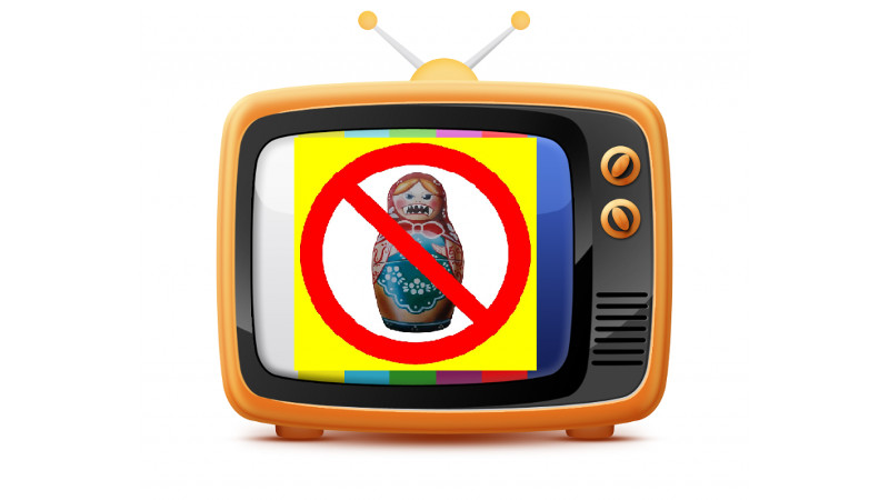 No Russian TV series for Ukrainians… At least not until TV channels find loopholes in the new law. Images mixed by Anna Poludenko-Young
