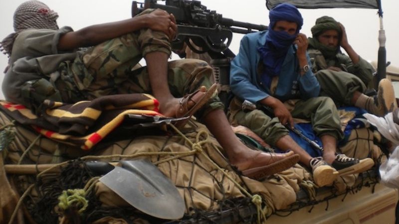Rebelové militantní skupiny Ansar Dine v Mali