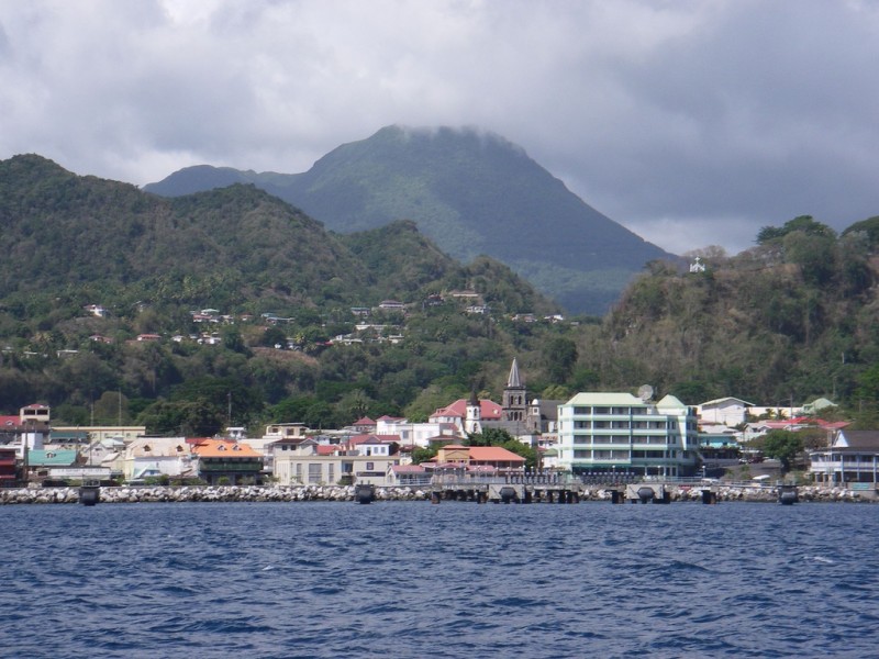 Dominica's picturesque capital, Roseau, 2005. Photo by Jean & Nathalie, used under a CC BY 2.0 license.
