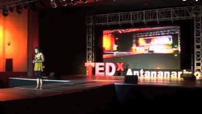 Screen capture of TEDx event in Madagascar 