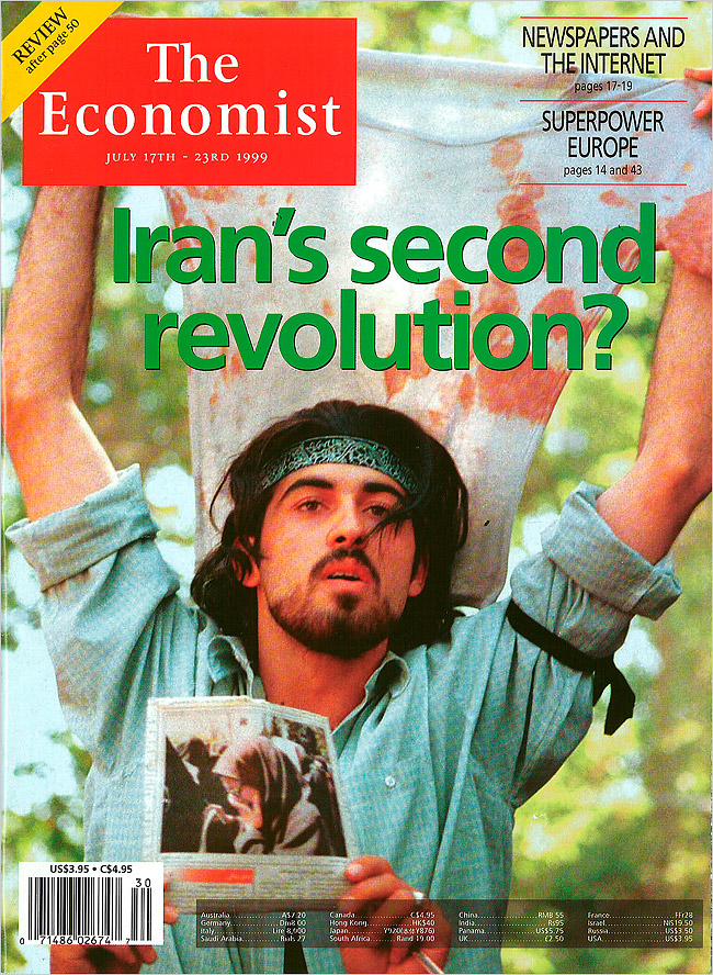 Ahmad Batebi became an icon of dissidence in Iran when he was featured on the cover of The Economist with his classmates bloodied shirt during the 1999 student protests.