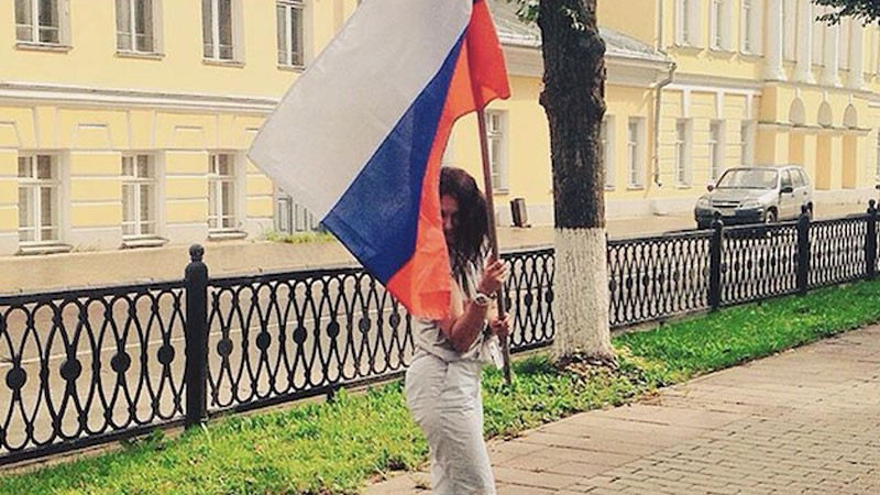 Olga Borisova in Kostroma. Photo used with permission.