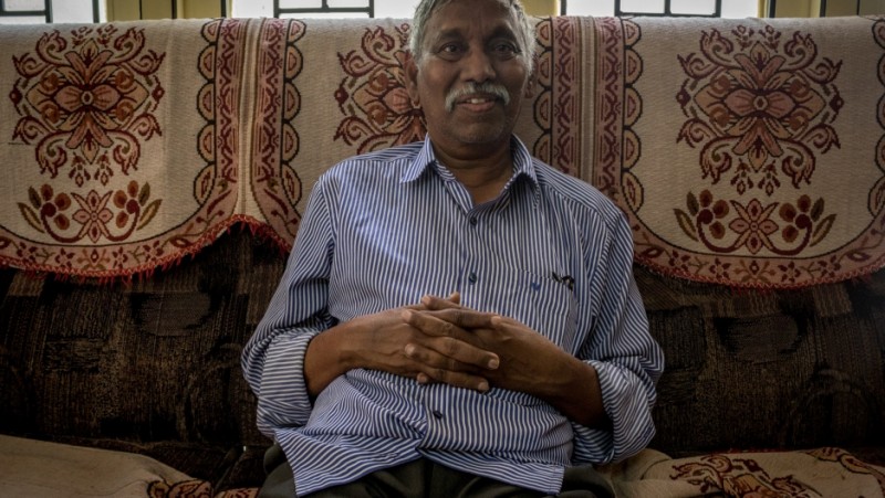 Dr. Aaraveeti Ramayogaiah, a government doctor in the Indian state of Andhra Pradesh, says he wrote 27 thousand postcards about preventive medicine during his career. Credit: Rahul M
