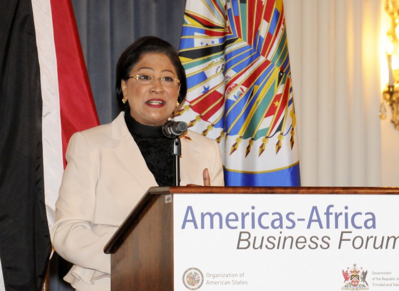 Mrs. Kamla Persad - Bissessar, former Prime Minister, Trinidad and Tobago; photo by OEA - OAS, used under a CC BY-NC-ND 2.0 license. 