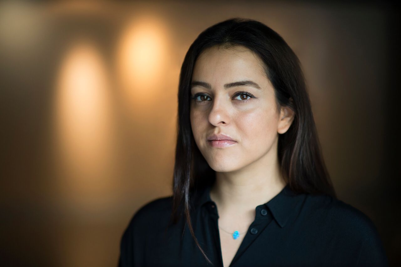 Portrait of Newsha Tavakolian taken for the Prince Claus Fund by Frank van Beek. Image provided by the Prince Claus Fund and used with permission.